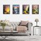 4 Pack Diamond Painting Kits for Adults, Landscape 5D Diamond Art Kits for Beginner DIY Full Drill Diamond Dots Crystal Craft Kits for Home Wall Decor Gifts(4 Pack/12X16 Inch)